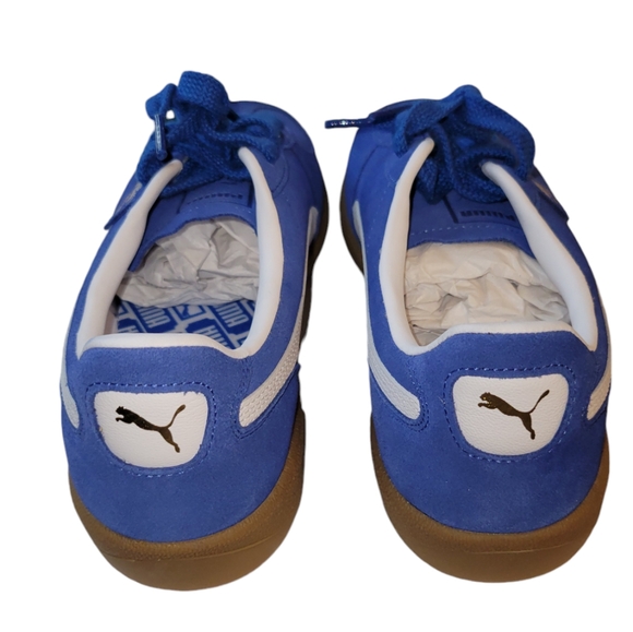 NEW Puma Palermo Lace Up Men's Blue Casual Sneakers Size 10.5 - Picture 4 of 12